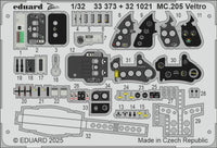 1/32 Eduard MC.205 Veltro Photo Etch for ITALERI - MPM Hobbies