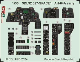 1/35 Eduard AH-64A early space for TRUMPETER