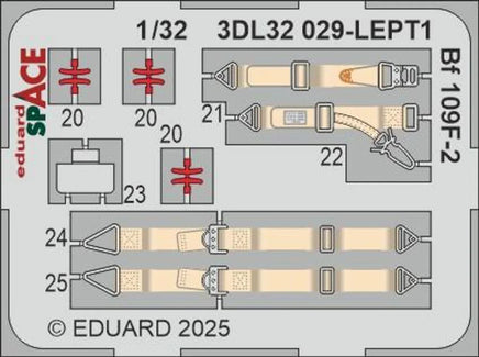 1/32 Eduard Bf 109F-2 for HOBBY 2000 / HASEGAWA - MPM Hobbies