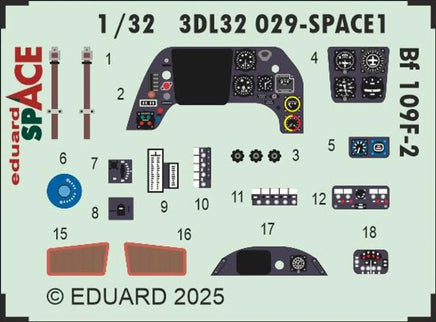 1/32 Eduard Bf 109F-2 for HOBBY 2000 / HASEGAWA - MPM Hobbies