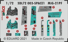1/72 Eduard MiG-21PF for Eduard
