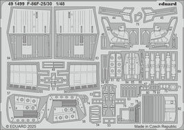 1/48 Eduard F-86F-25/30 Photo Etch for AIRFIX