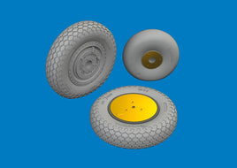 1/48 Eduard P-39 wheels early Brassin for ARMA HOBBY - MPM Hobbies