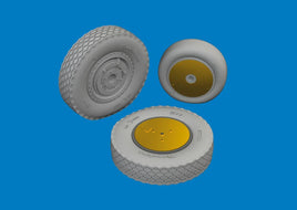 1/48 Eduard P-39 wheels late Brassin for ARMA HOBBY - MPM Hobbies