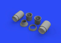 1/48 Eduard F-14A Exhaust Nozzles for Tamiya (PE & Resin)
