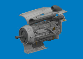 1/72 Eduard Bf 109G-10 WNF engine PRINT Brassin for EDUARD - MPM Hobbies