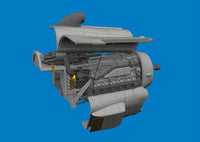 1/72 Eduard Bf 109G-10 WNF engine PRINT Brassin for EDUARD - MPM Hobbies