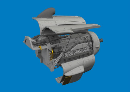 1/72 Eduard Bf 109G-10 Erla engine PRINT Brassin for EDUARD - MPM Hobbies