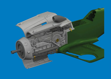 1/72 Eduard Bf 109G-10 Erla engine PRINT Brassin for EDUARD - MPM Hobbies