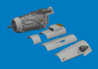 1/72 Eduard Bf 109G-10 Erla engine PRINT Brassin for EDUARD - MPM Hobbies