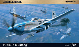 1/72 Eduard P-51D-5 Mustang Profipack Plastic Model Kit