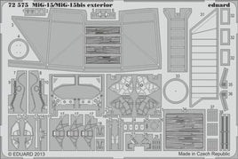 1/72 Eduard MiG-15/MiG-15bis exterior for Eduard