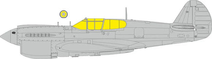 1/48 Eduard P-40E TFace MASK for EDUARD - MPM Hobbies