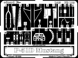 1/48 Eduard P-51D Mustang Photo Etch