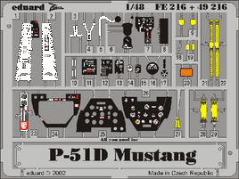 1/48 Eduard P-51D Photo Etch for Tamiya