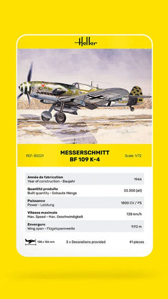 1/72 Heller Messerschmitt BF-109 K-4 - MPM Hobbies