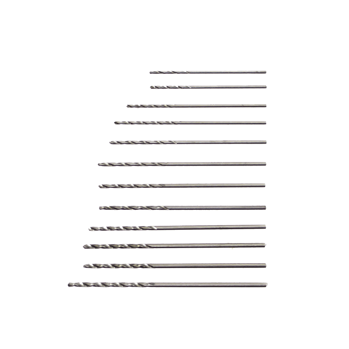 EXCEL 12 ASSORTED MICR DRILL BITS – Modelair