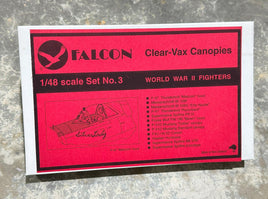 1/48 Falcon Canopies Set World War II Fighters