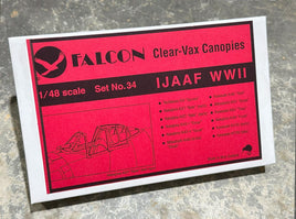 1/48 Falcon Canopies Set Japanese Army Air Force World War II