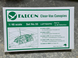 1/48 Falcon Canopies Set Luftwaffe (part 5) - Ju 88 Selection