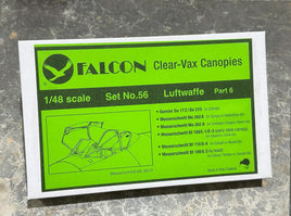 1/48 Falcon Canopies Set Luftwaffe