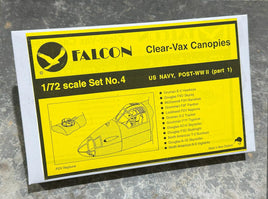 1/72 Falcon Canopies Set USN 19402-1950s