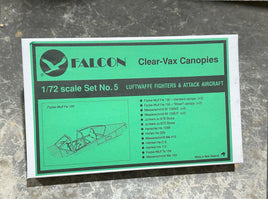 1/72 Falcon Canopies Set Luftwaffe World War II (part 1)