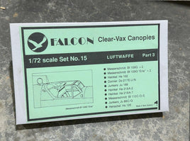 1/72 Falcon Canopies Set Luftwaffe World War II (part 3)