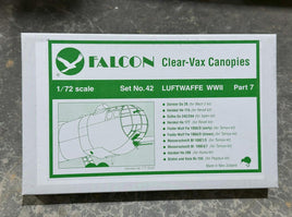1/72 Falcon Canopies Set Luftwaffe World War II (part 7)
