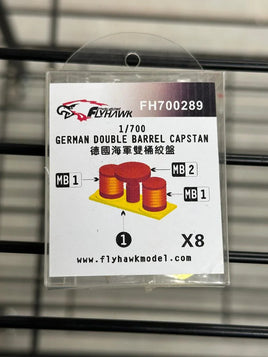 1/700 Flyhawk German Double Barrel Capstan (x8)