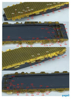 1/700 Five Star Models WWII USN Escort Aircraft Carrier Casablanca Upgrade Set for S-Model Kit