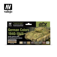 Vallejo 17ml Set of 8 ( 1940-1945) German Colors  - 71206