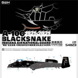 1/48 Great Wall A-10C Blacksnake, Indiana Air National Guard 1921-2021 - MPM Hobbies