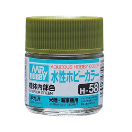 Mr. Hobby Interior Green (Semi-Gloss) 10ml - H58