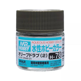 Mr. Hobby Olive Drab 2 (Semi-Gloss) 10ml - H78