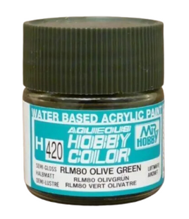 Mr. Hobby RLM80 Olive Green (Semi-Gloss) 10ml - H420