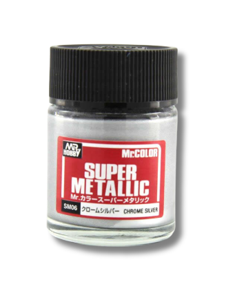 Mr. Hobby - Mr. Color Super Metallic Chrome Silver 10ml - SM06