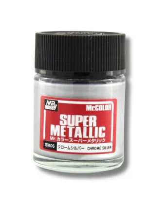 Mr. Hobby - Mr. Color Super Metallic Chrome Silver 10ml - SM06 - MPM Hobbies