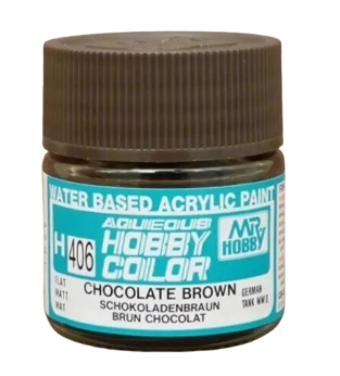 Mr. Hobby Chocolate Brown Flat 10ml - H406