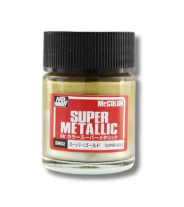 Mr. Hobby - Mr. Color Super Metallic Gold 10ml - SM02 - MPM Hobbies
