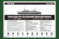 1/350 Hobby Boss French Navy Pre-Dreadnought Battleship Voltaire - HY86504