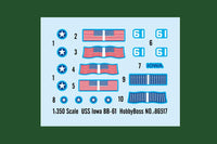 1/350 Hobby Boss USS Iowa BB-61 Battleship 1945