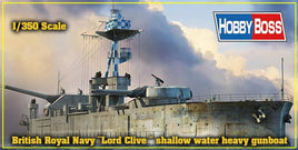 1/350 Hobby Boss British Royal Navy Lord Clive shallow water heavy gunboat Plastic Model Kit
