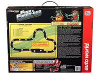 HO Auto World 14' Rat Fink & FURRY-OUS Underground Racing Slot Race Set - 347 - MPM Hobbies