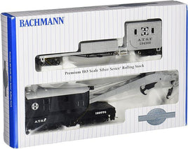 HO Bachmann 250-Ton Steam Crane & Boom Tender - SANTA FE 16102 - MPM Hobbies