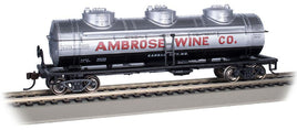 HO Bachmann Ambrose Wine Co. #7501 - 40' 3-Dome Tank 17111 - MPM Hobbies