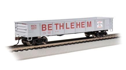 HO Bachmann Bethlehem Steel #46631 Gray - 40' Gondola 17225 - MPM Hobbies