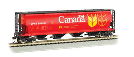 HO Bachmann Canada Grain - 4 Bay Cylindrical Grain Hopper 19131 - MPM Hobbies