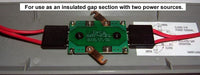 HO Bachmann E-Z NS 9" Power Terminal with Insulated Gap with Black Ties 44597 - MPM Hobbies