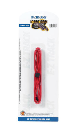 HO Bachmann E-Z Track 10' Red Terminal Extension Wire 44498 - MPM Hobbies